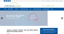 Desktop Screenshot of emedicalfusion.com