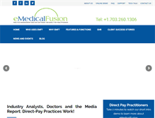 Tablet Screenshot of emedicalfusion.com